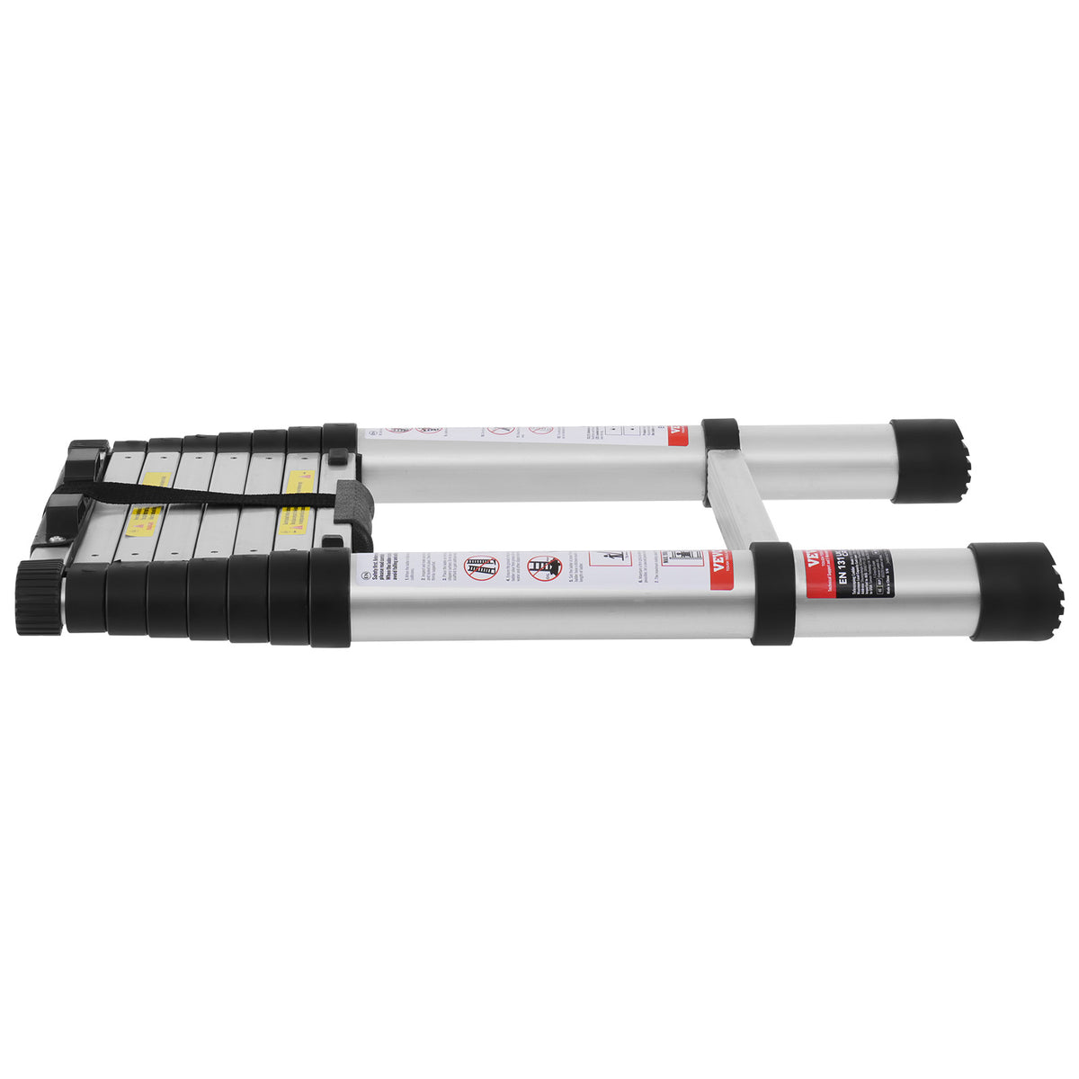 VEVOR 2.6M TELESCOPIC LADDER ALUMINUM EXTENSION STRONG LIGHTWEIGHT