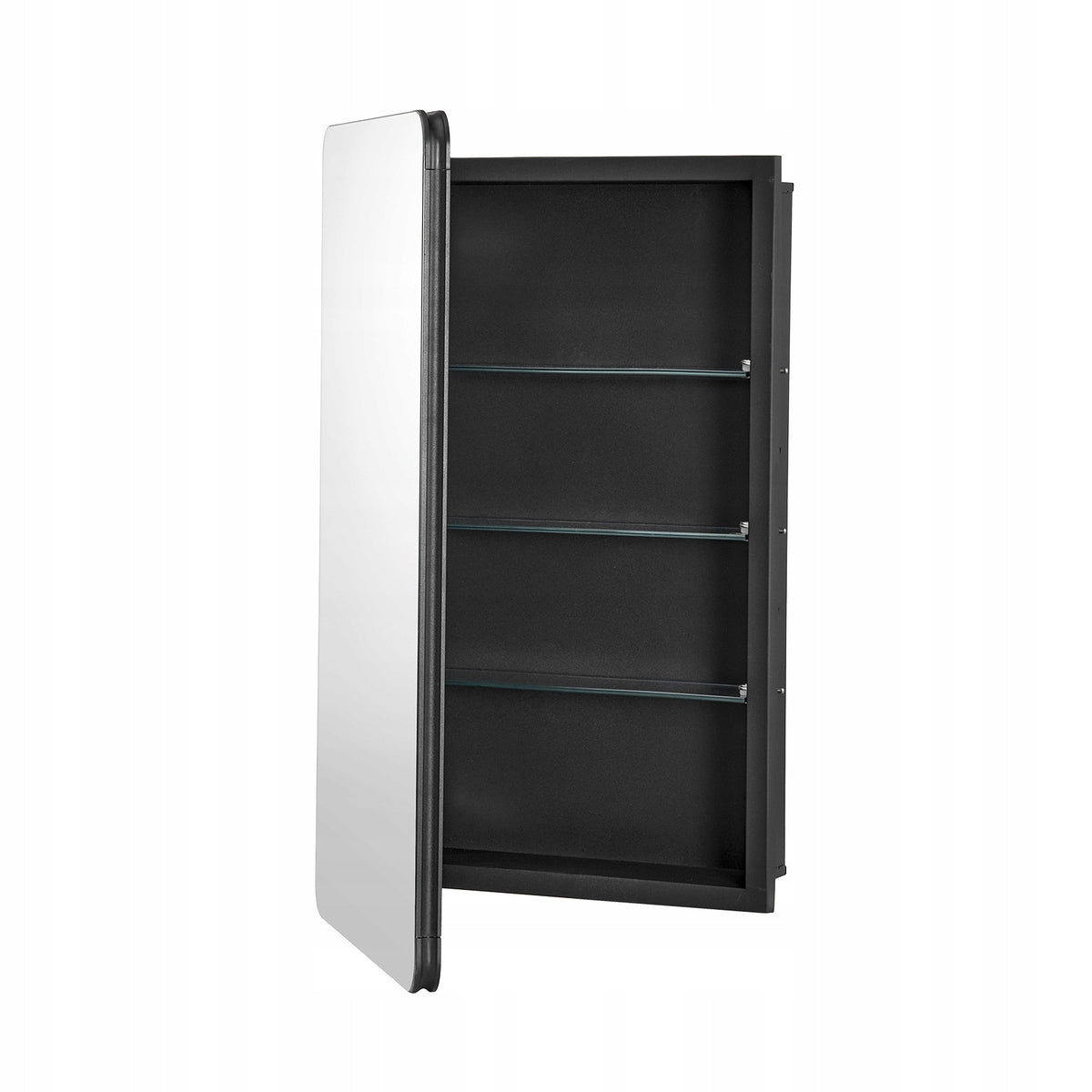 VEVOR MEDICINE CABINET WITH MIRROR 406X128X610MM STRONG ADJUSTABLE WALL-MOUNTED