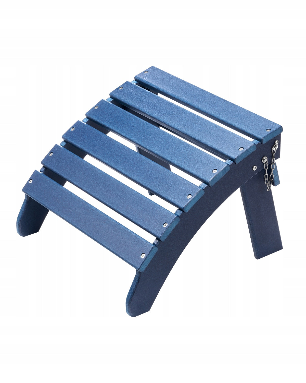 VEVOR FOLDABLE HDPE ADIRONDACK CHAIR OTTOMAN BLUE 475X480X350MM
