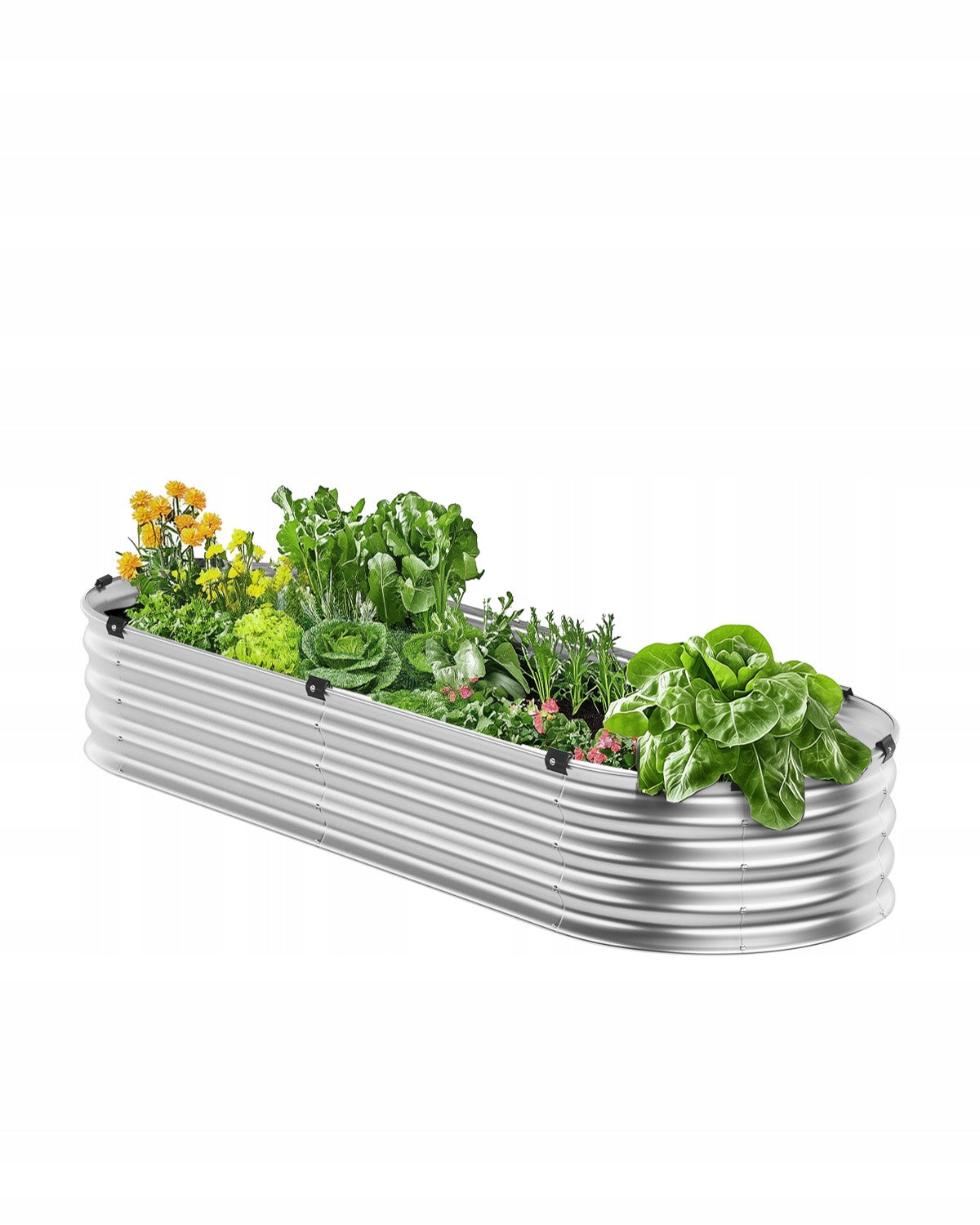 VEVOR RAISED GARDEN BED METAL 1200X600X290 MM STURDY DURABLE