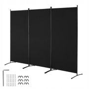 VEVOR 3-PANEL FOLDING ROOM DIVIDER BLACK