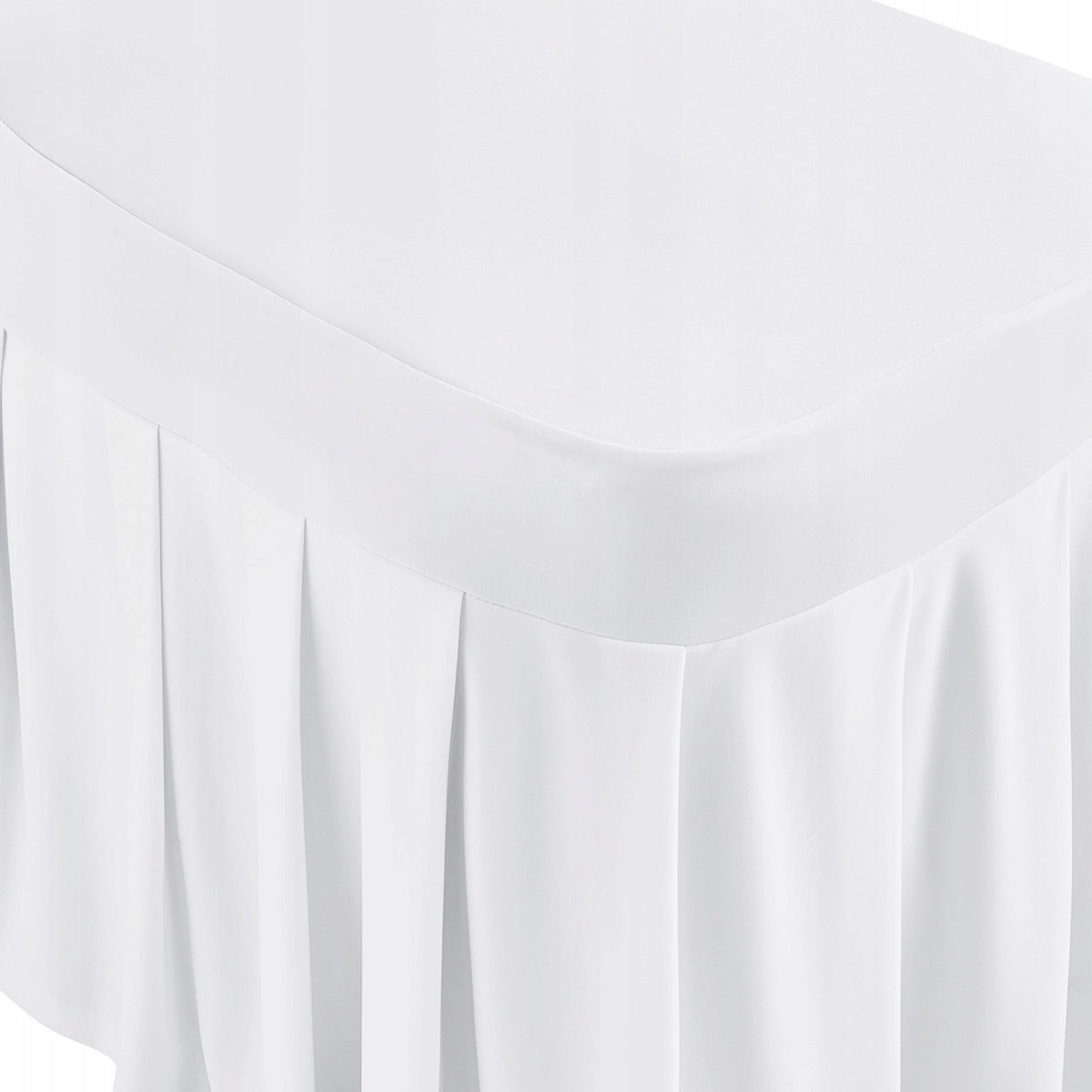 VEVOR CHAIR COVERS 30 PCS WHITE ELASTIC WASHABLE FLAT FRONT