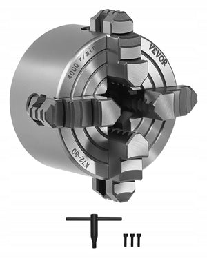VEVOR 80 MM 4-JAW LATHE CHUCK SELF-CENTERING STRONG HT300