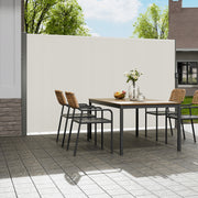 VEVOR SIDE AWNING 160X300 CM BEIGE POLYESTER 180G STRONG IRON FRAME