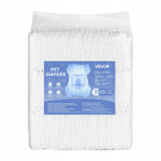 VEVOR DISPOSABLE DOG DIAPERS XS 9-16 INCHES 144 PCS STRONG