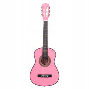 VEVOR 780 MM CLASSICAL GUITAR STARTER PACK PINK NYLON