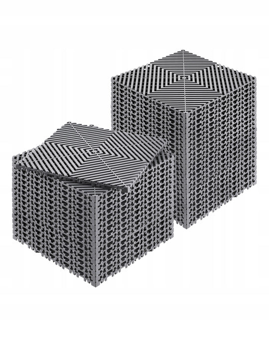 VEVOR 31X31 CM PP THICK MODULAR NON-SLIP DRAINAGE MAT FOR PATIO