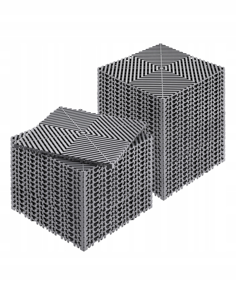 VEVOR 31X31 CM PP THICK MODULAR NON-SLIP DRAINAGE MAT FOR PATIO