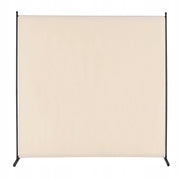 VEVOR PROFESSIONAL SINGLE PANEL ROOM DIVIDER BEIGE STURDY FRAME