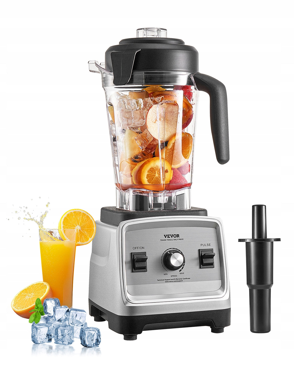 PROFESSIONAL VEVOR STAND MIXER 1600W 2.5L POWERFUL SHAKE BLENDER
