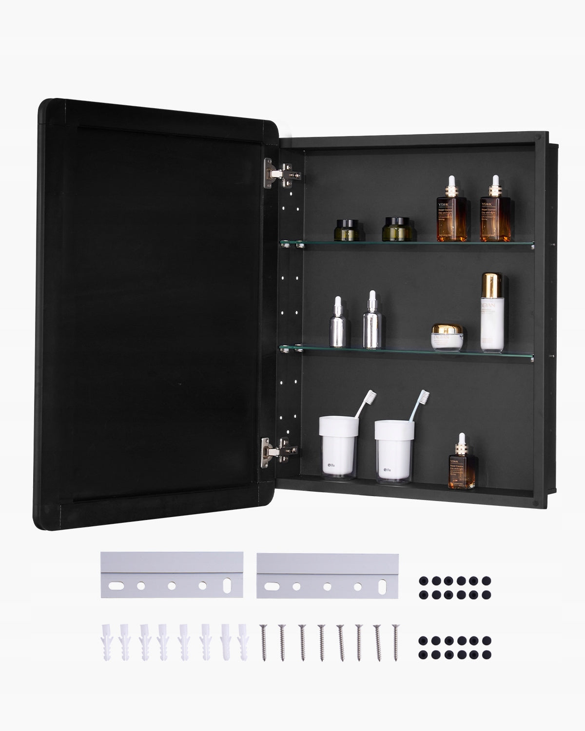 VEVOR MEDICINE CABINET WITH MIRROR 662X135X762 MM ALUMINUM FRAME STRONG