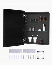 VEVOR MEDICINE CABINET WITH MIRROR 662X135X762 MM ALUMINUM FRAME STRONG