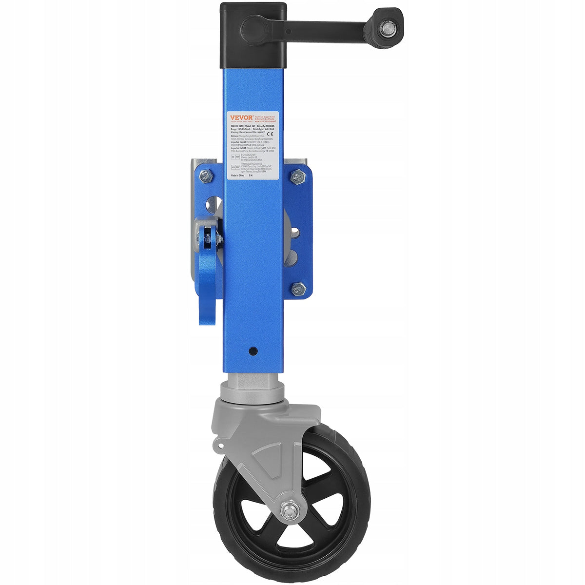 VEVOR 725 KG SWIVEL TRAILER JACK PP WHEEL ERGONOMIC HANDLE
