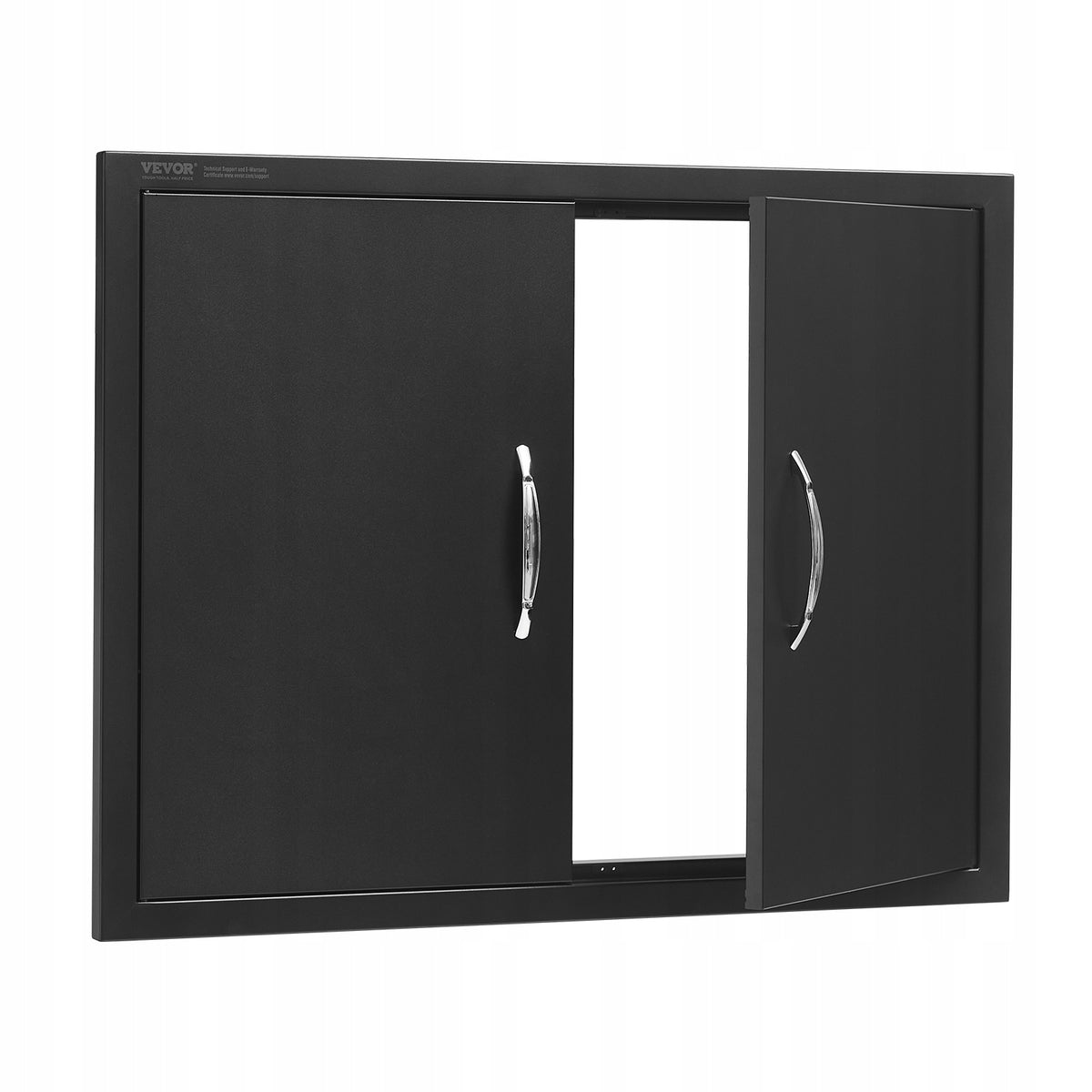 VEVOR BBQ ACCESS DOOR DOUBLE 788X610X46 MM MATTE BLACK
