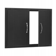 VEVOR BBQ ACCESS DOOR DOUBLE 788X610X46 MM MATTE BLACK