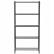 PROFESSIONAL FILAMENT STORAGE RACK 5 LEVELS VEVOR BLACK