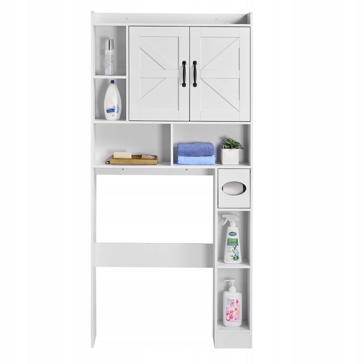 VEVOR BATHROOM CABINET WITH DOUBLE DOORS AND ADJUSTABLE SHELF STRONG