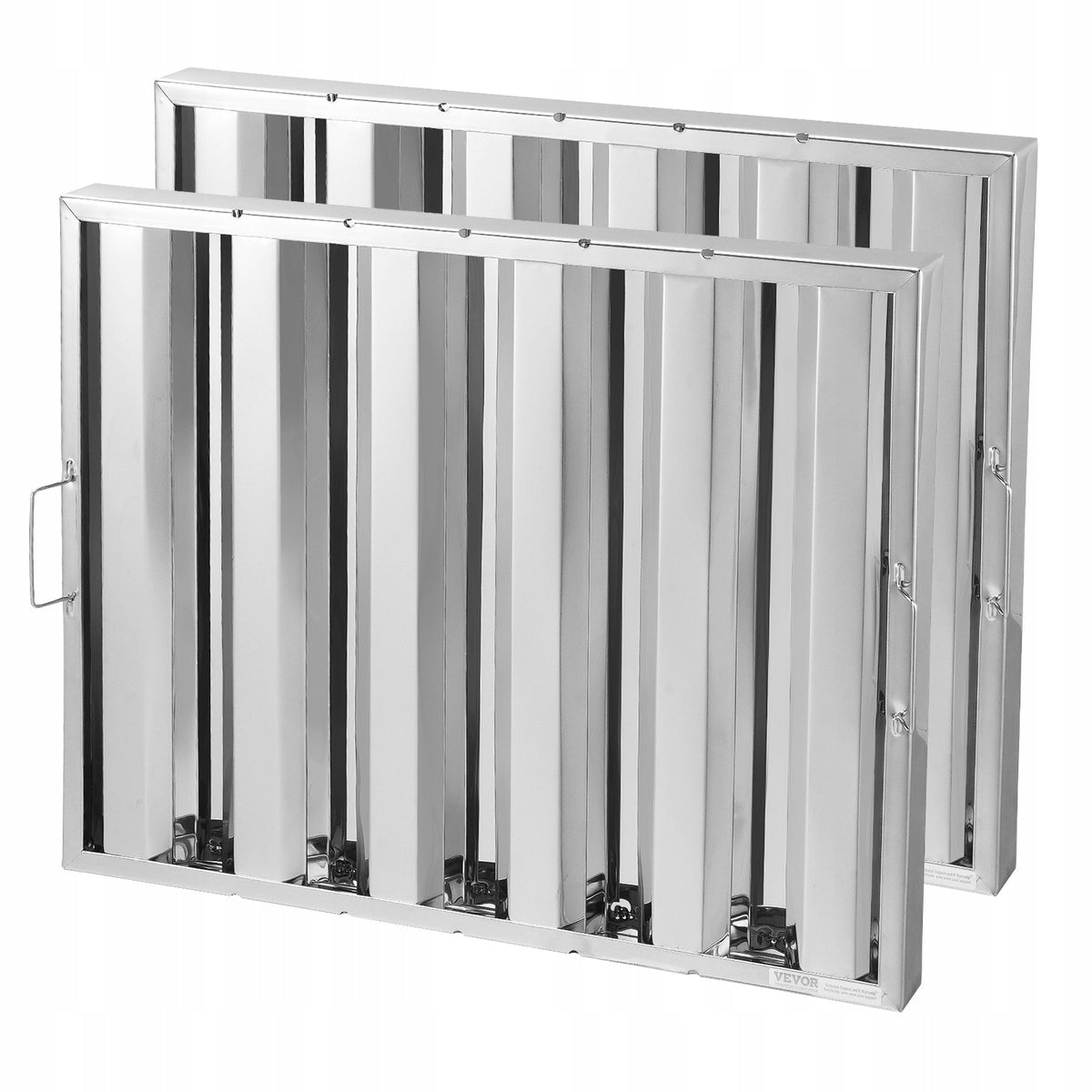 VEVOR KITCHEN HOOD FILTERS 2 PCS STAINLESS STEEL 622X493MM DURABLE
