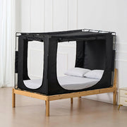 VEVOR 3-DOOR CANOPY TENT WITH BED 70 SHADE BLACK