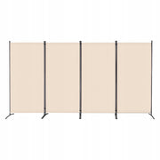 VEVOR 4-PANEL FOLDING ROOM DIVIDER PREMIUM BEIGE