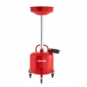 VEVOR 30L OIL DRAIN CART STRONG PORTABLE WITH ADJUSTMENT