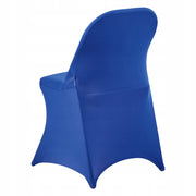 VEVOR 50 PCS ELASTIC CHAIR COVERS BLUE FOR FOLDING CHAIRS