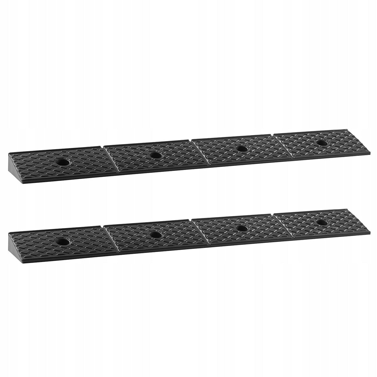 VEVOR RUBBER CURB RAMP 15 TON 2-INCH HEAVY DUTY RAMP 2 PIECES