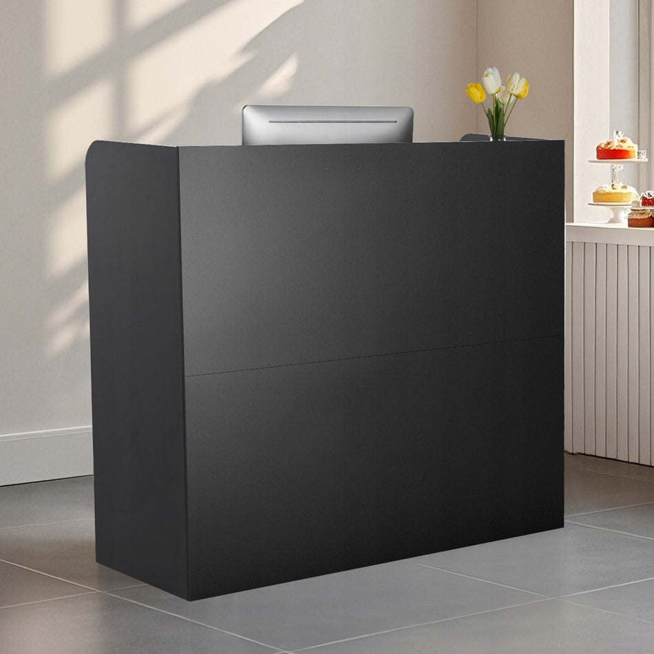 VEVOR PROFESSIONAL RECEPTION DESK RECTANGULAR LOCKABLE CASH WRAP COUNTER