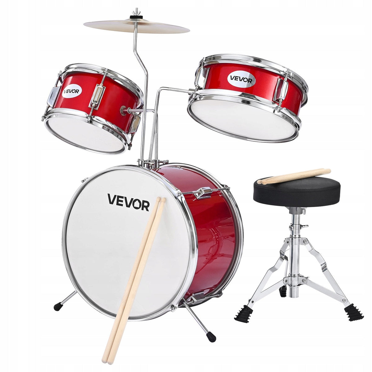 VEVOR 3-PIECE DRUM SET 14 BASS 10 SNARE 8 TOM