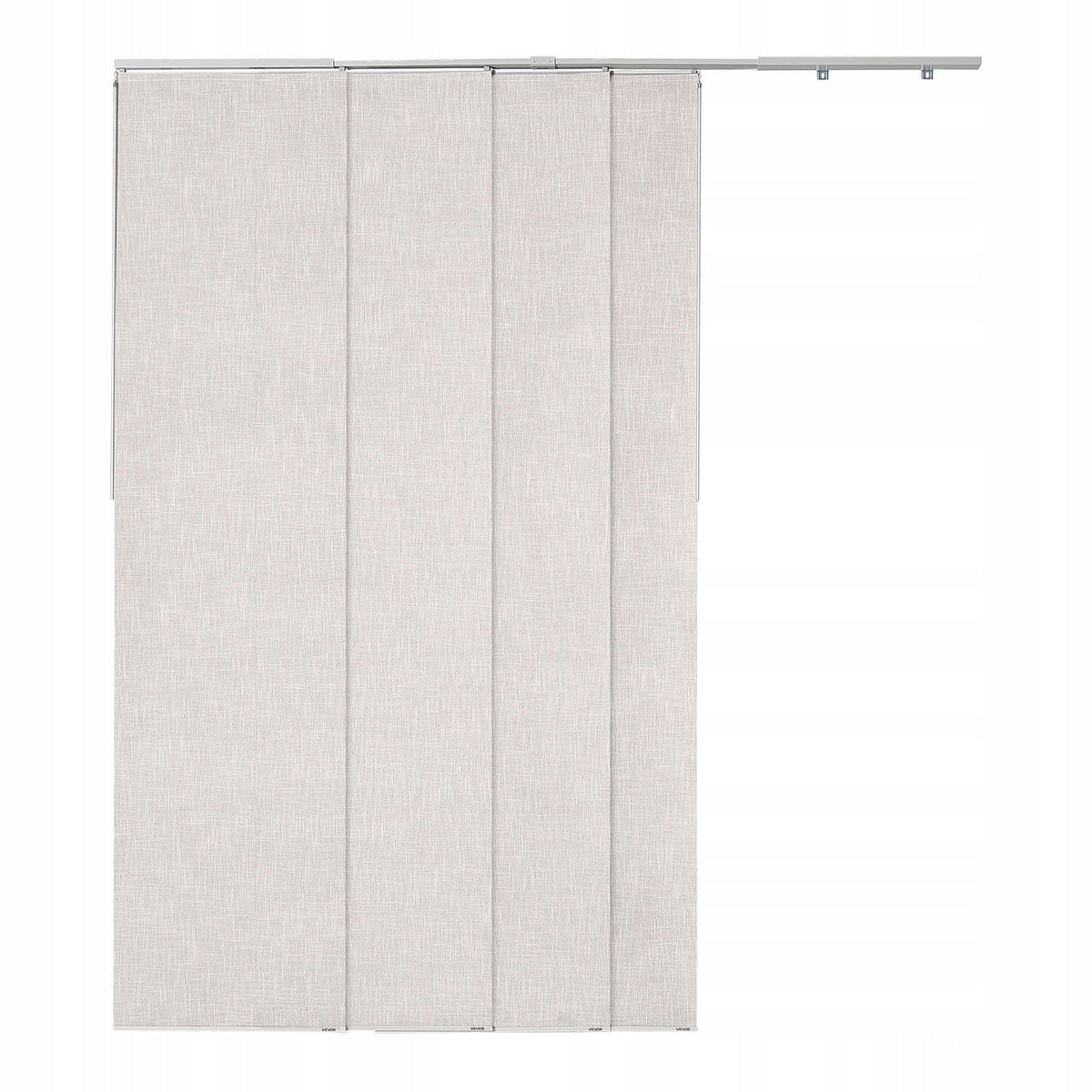 VEVOR BLACKOUT CURTAINS EXTENDABLE TRACK 116-218 CM 4 PREMIUM PANELS