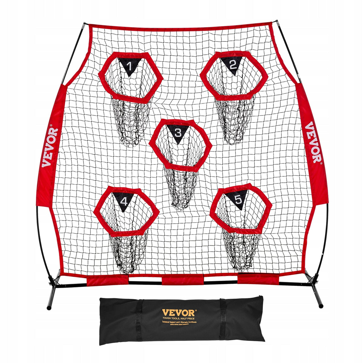 VEVOR SOCCER REBOUNDER NET 208X91X189CM PROFESSIONAL