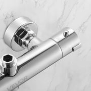 VEVOR THERMOSTATIC SHOWER FAUCET STRONG BRASS CHROME-PLATED