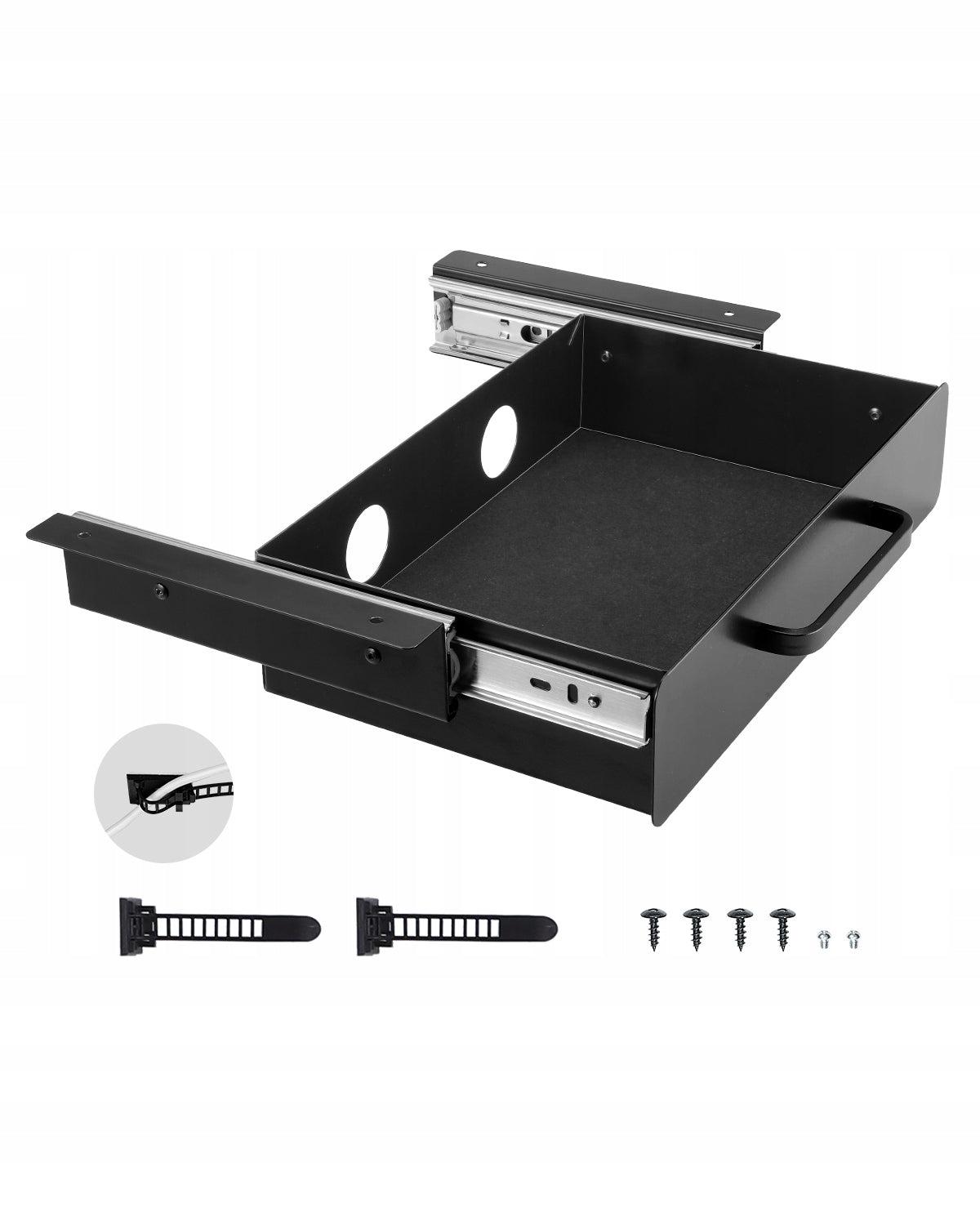 VEVOR UNDER-DESK DRAWER 385X230X76 MM STRONG HIDDEN OFFICE ORGANIZER