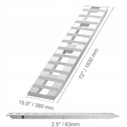VEVOR LOADING RAMP 2721 KG 2 PCS ALUMINUM WIDE RAIL