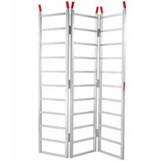 VEVOR ALUMINUM RAMPS TRIPLE FOLDING RAMP 1500LBS WITH STRAPS