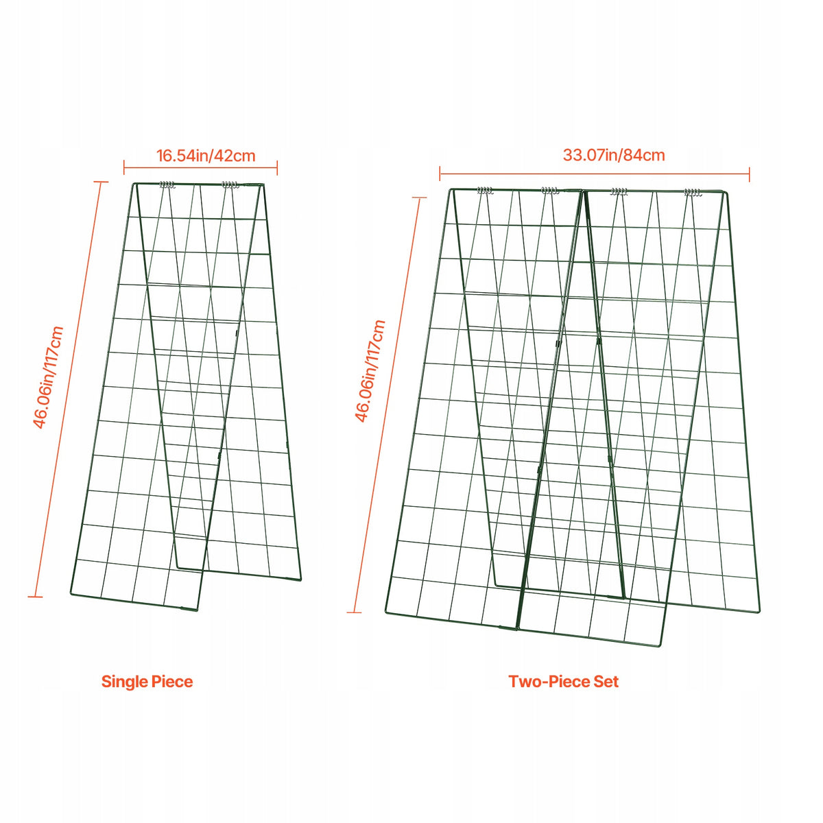 VEVOR STURDY FOLDABLE CLIMBING PLANT TRELLIS 117X84 CM PREMIUM QUALITY