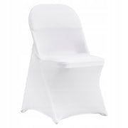 VEVOR FOLDING CHAIR COVERS ELASTIC SPANDEX 50 PCS WHITE