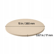 VEVOR PROFESSIONAL PIZZA BAKING STONE 381X381 MM CORDURITE
