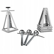 VEVOR 4-PIECE 2.72T ADJUSTABLE LIFT CART HEAVY DUTY