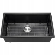 GRANITE KITCHEN SINK VEVOR 762X457X230 MM UNDERMOUNT BLACK PREMIUM