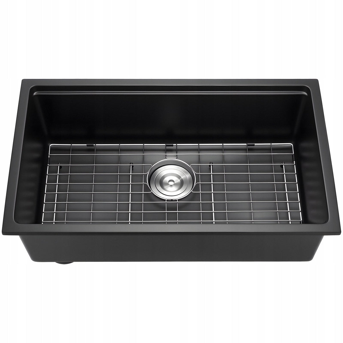 GRANITE KITCHEN SINK VEVOR 762X457X230 MM UNDERMOUNT BLACK PREMIUM
