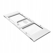 CAT FLAP VEVOR ADJUSTABLE 889-1016 MM ALUMINIUM STRONG WHITE