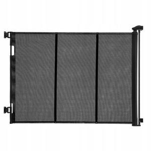 VEVOR EXPANDABLE PET AND BABY GATE 515 CM STRONG BLACK MESH