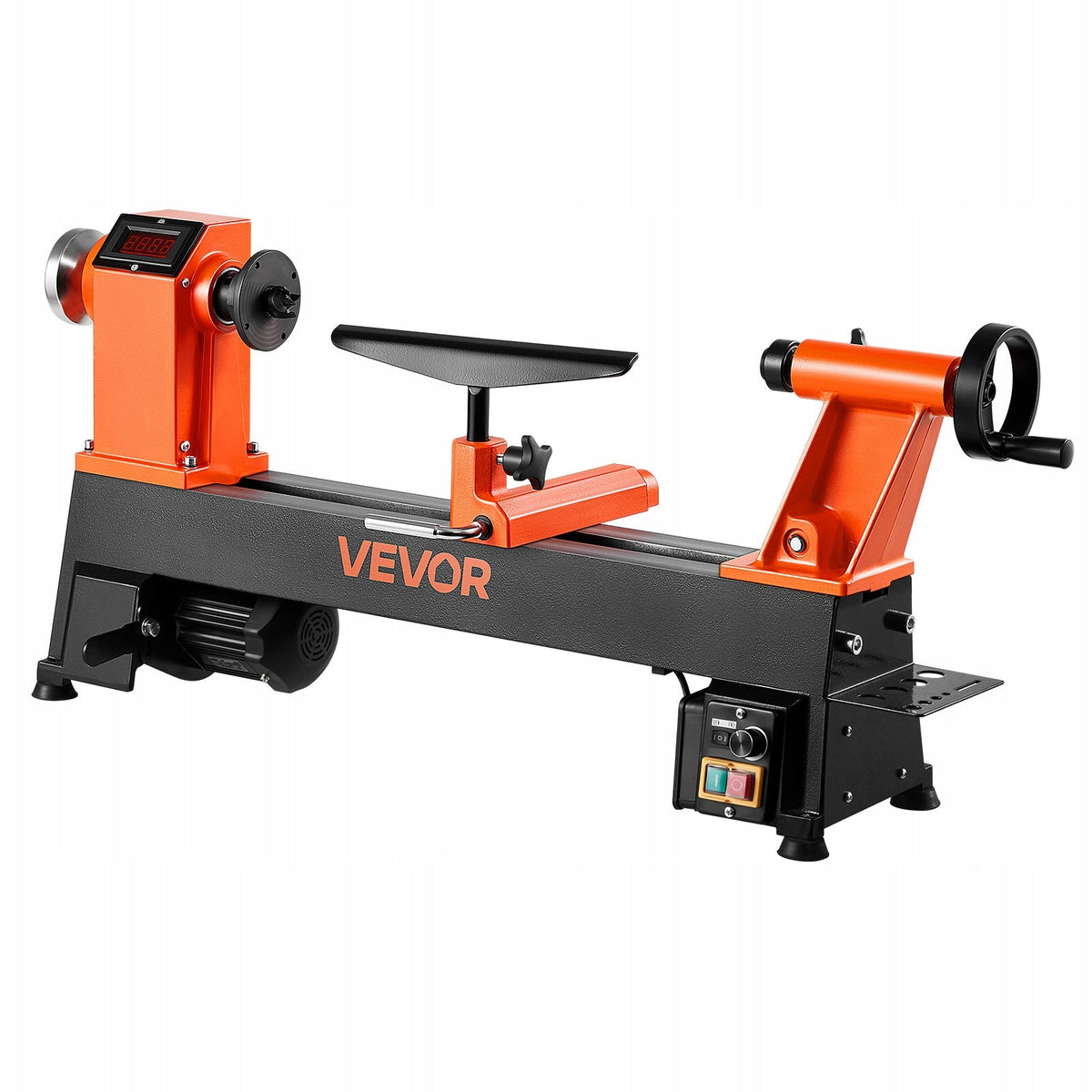 VEVOR WOOD LATHE 1 HP 750W VARIABLE SPEED 0-3800 RPM CAST IRON