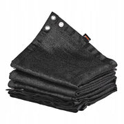 VEVOR 90 HDPE SUN SHADE SAIL 305X305 CM STRONG SOLID BLACK