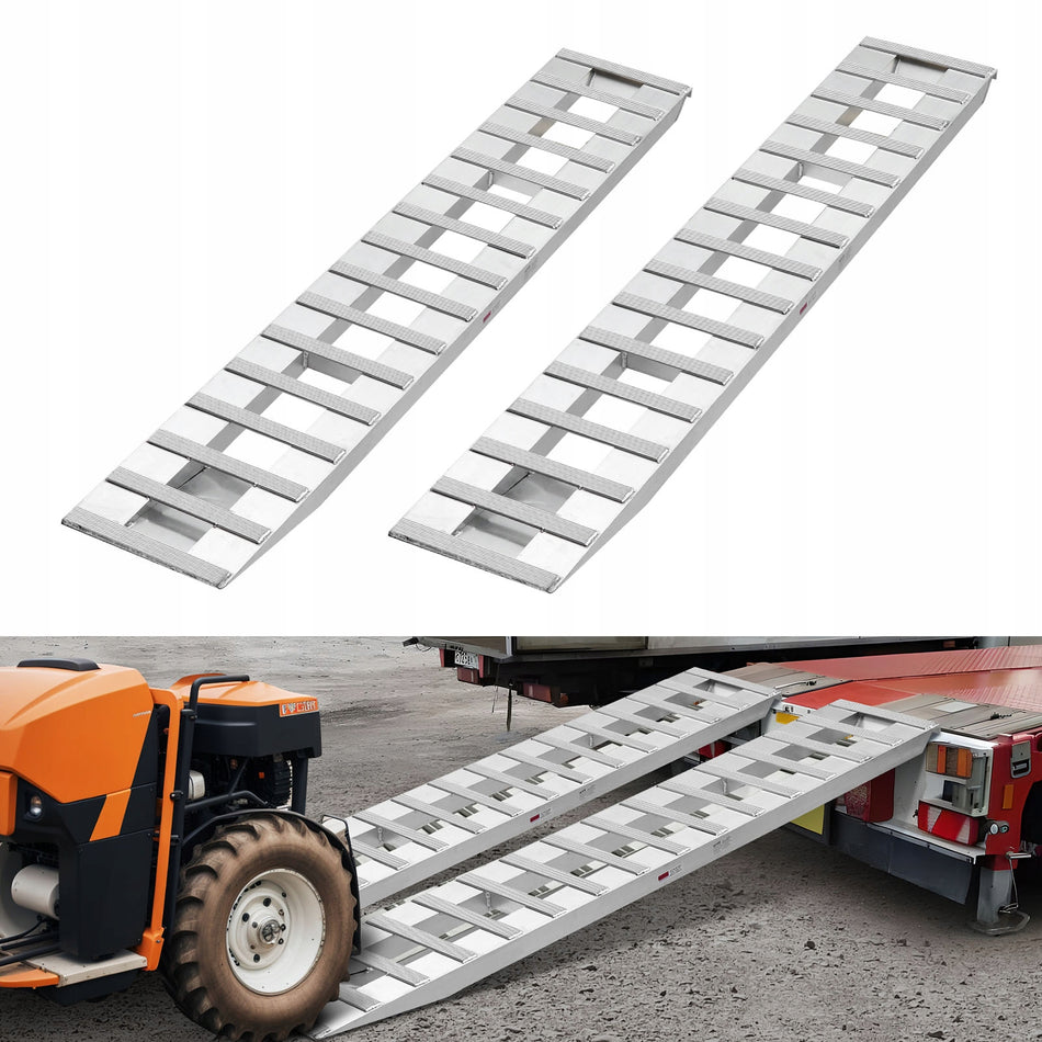 VEVOR PROFESSIONAL LOADING RAMPS 2 PCS 240X38 CM LOAD CAPACITY 2721 KG