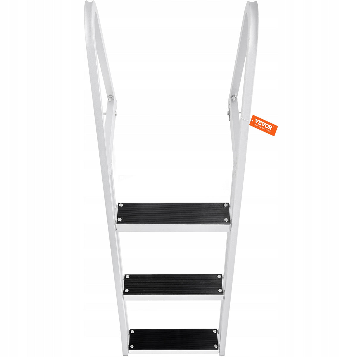 VEVOR 3-STEP ALUMINUM LADDER 159 KG ANTI-SLIP FOR