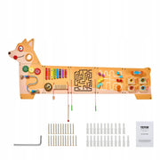 VEVOR KIDS' ACTIVITY WALL FOR AGES 3-12, 12 PREMIUM MONTESSORI GAMES