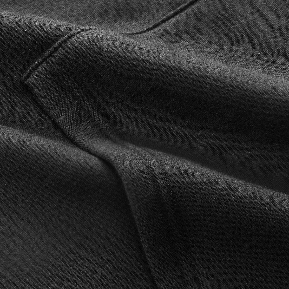 MEN'S HOODED SWEATSHIRT VEVOR 3XL FLEECE LONG SLEEVE BLACK BASIC