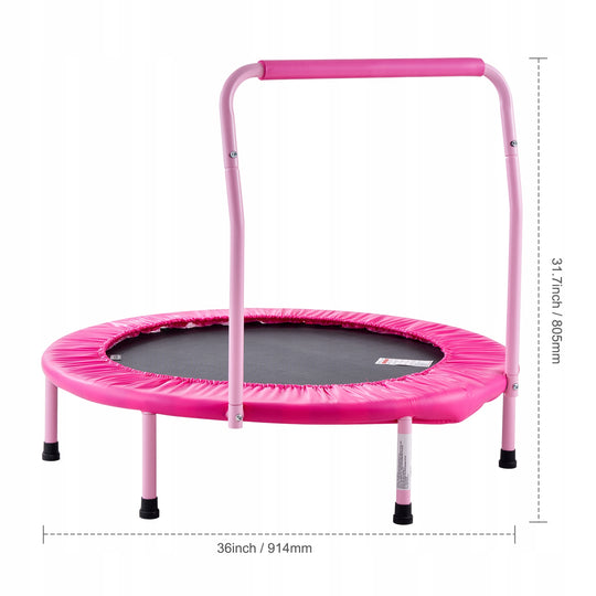 VEVOR KIDS TRAMPOLINE 91.44 CM FOLDABLE STRONG BEST FOR HOME